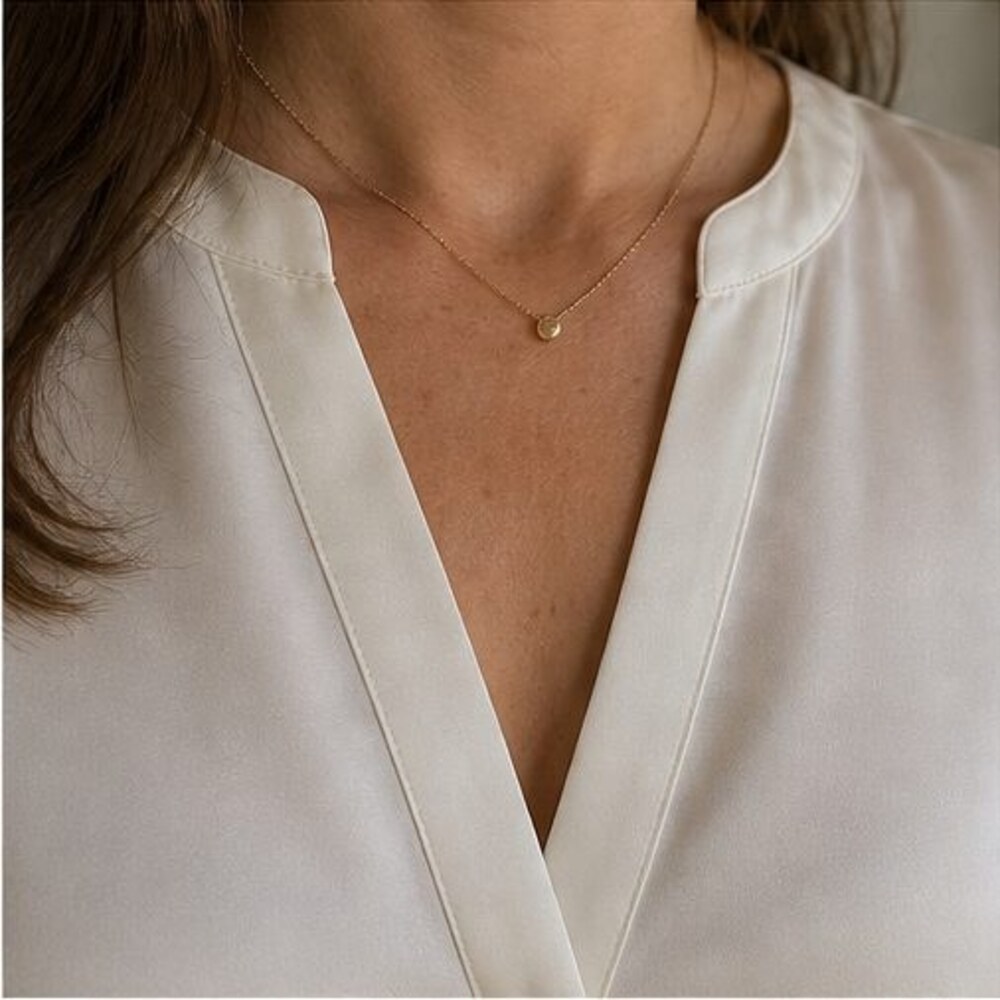 White Lace Trim Top - Picture 4 of 6